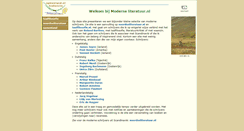 Desktop Screenshot of moderneliteratuur.nl